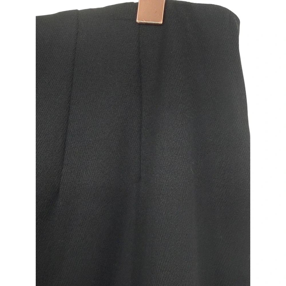 NWT Lauren Ralph Lauren Black Wool Tudor Wrap Maxi Skirt Frog Toggles Size 10 - Picture 8 of 12